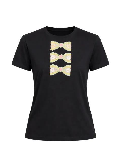 foil printed T-shirt by CYNTHIA ROWLEY
