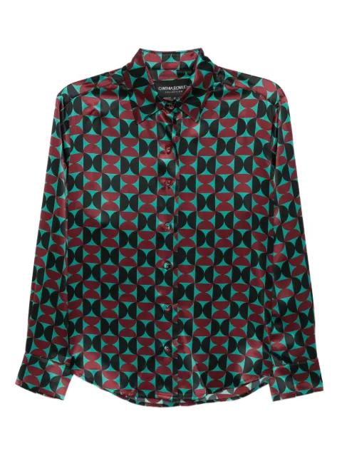 geometric pattern shirt by CYNTHIA ROWLEY