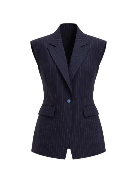 oversized double-breasted gilet by CYNTHIA ROWLEY