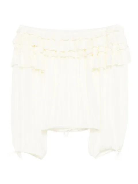 ruffled blouse by CYNTHIA ROWLEY