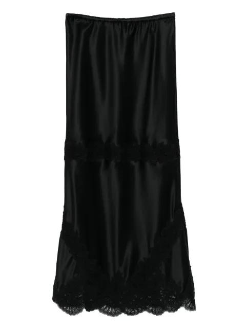 satin lace skirt by CYNTHIA ROWLEY