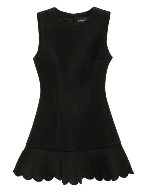 scallop flounce dress by CYNTHIA ROWLEY