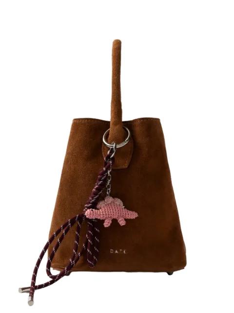 charm leather shoulder bag by D.A.T.E.
