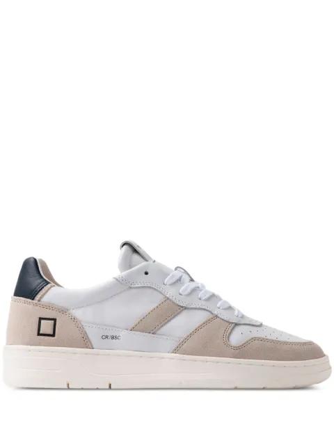 court 2.0 leather suede panel sneakers by D.A.T.E.