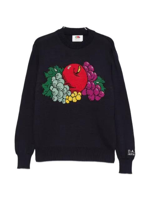 fruit print sweater by D.A.T.E.
