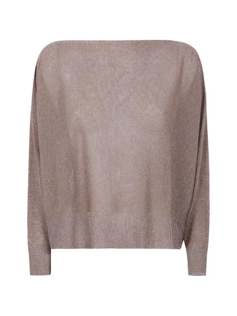 boat-neck sweater by D.EXTERIOR