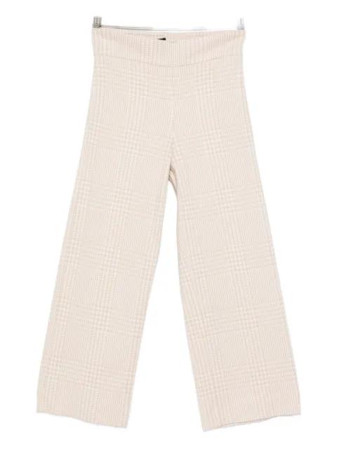 check-pattern trousers by D.EXTERIOR