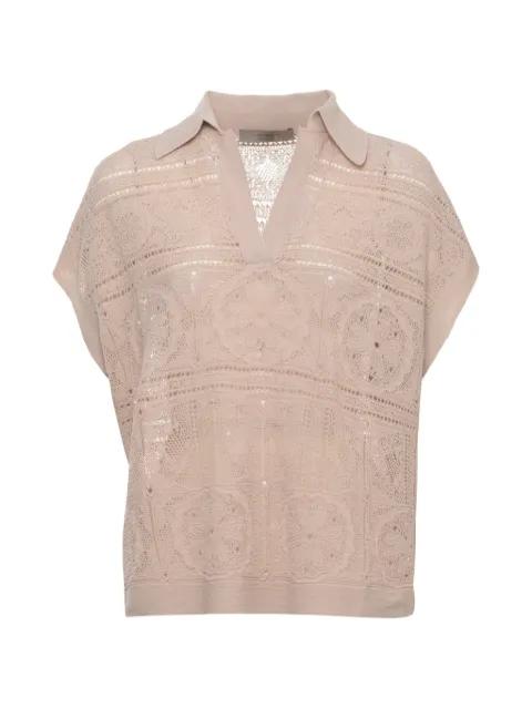 crocheted blouse by D.EXTERIOR