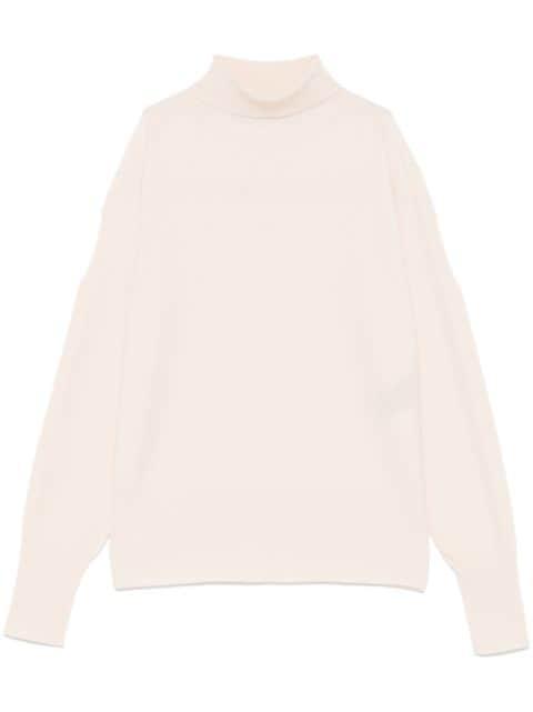 cut-out sleeves sweater by D.EXTERIOR