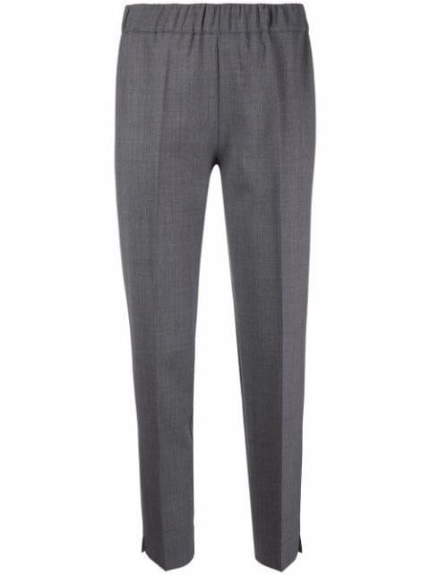 drawstring wool trousers by D.EXTERIOR