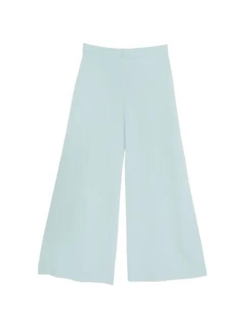 fine-knit wide-leg trousers by D.EXTERIOR