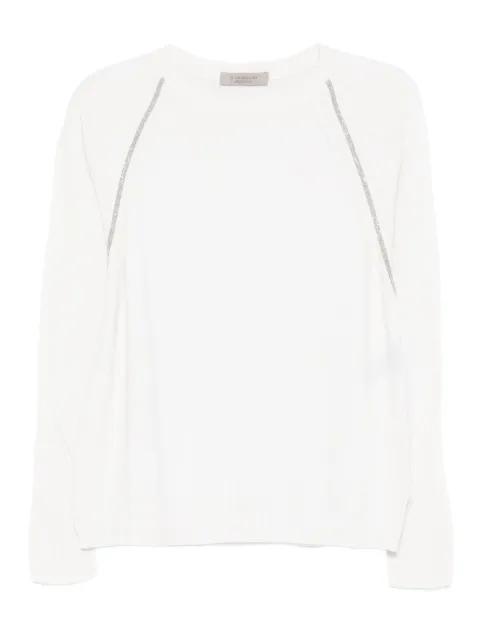 raglan-sleeve embellished sweater by D.EXTERIOR