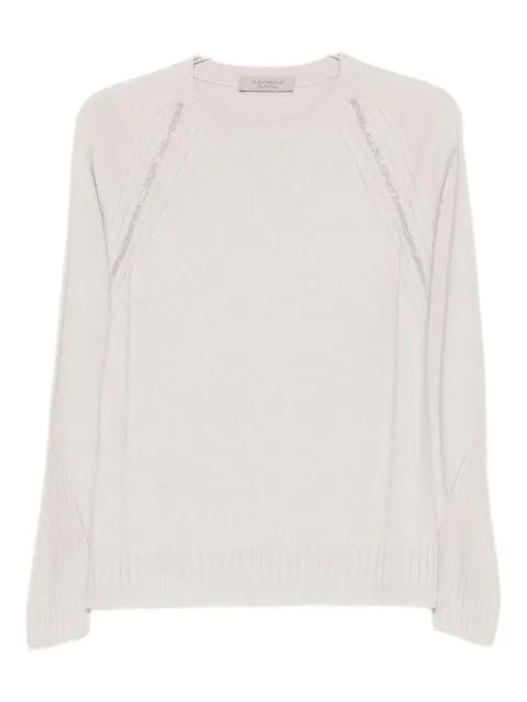 raglan-sleeve ribbed sweater by D.EXTERIOR