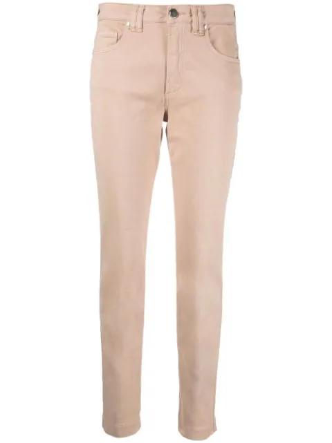 slim-cut straight-leg trousers by D.EXTERIOR
