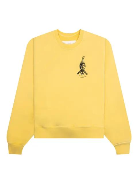 Bones skull crew-neck sweatshirt by D-R-G-N