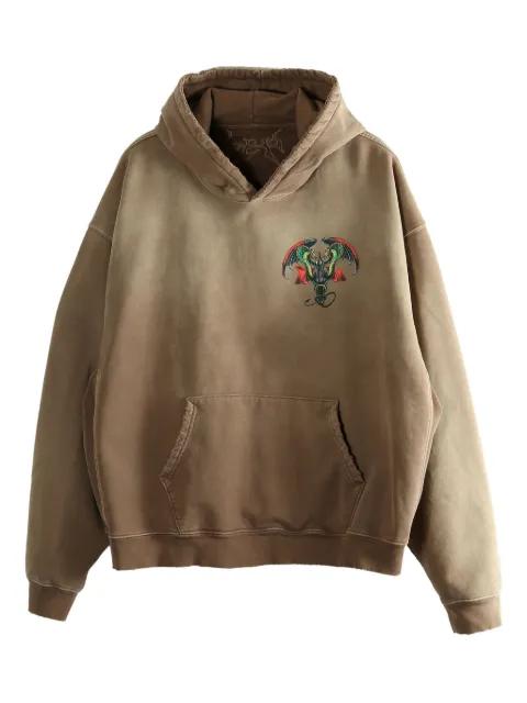 Cadu 2 graphic-print hoodie by D-R-G-N