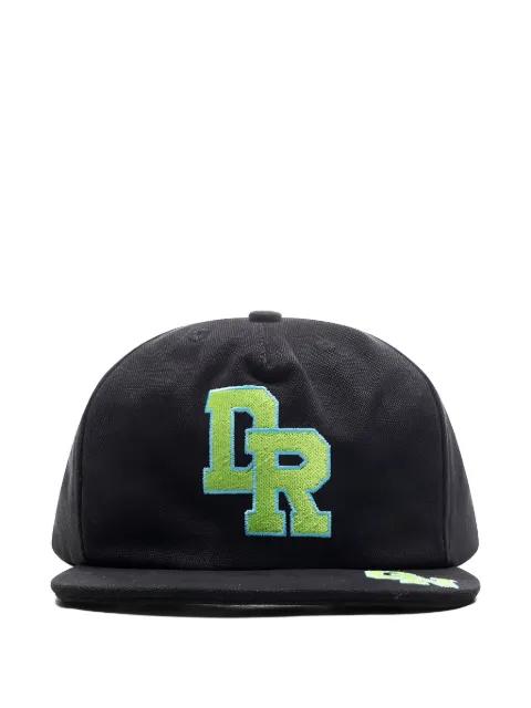 Symmetry logo-embroidered cap by D-R-G-N