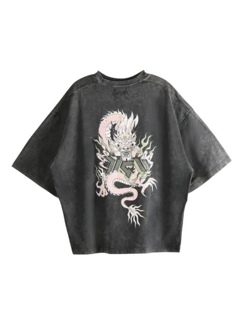 graphic-print T-shirt by D-R-G-N