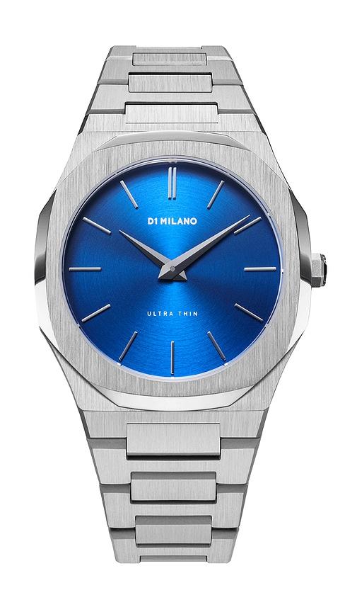 D1 Milano Geo Ultra Thin Bracelet 40mm Watch in Metallic Silver by D1 MILANO