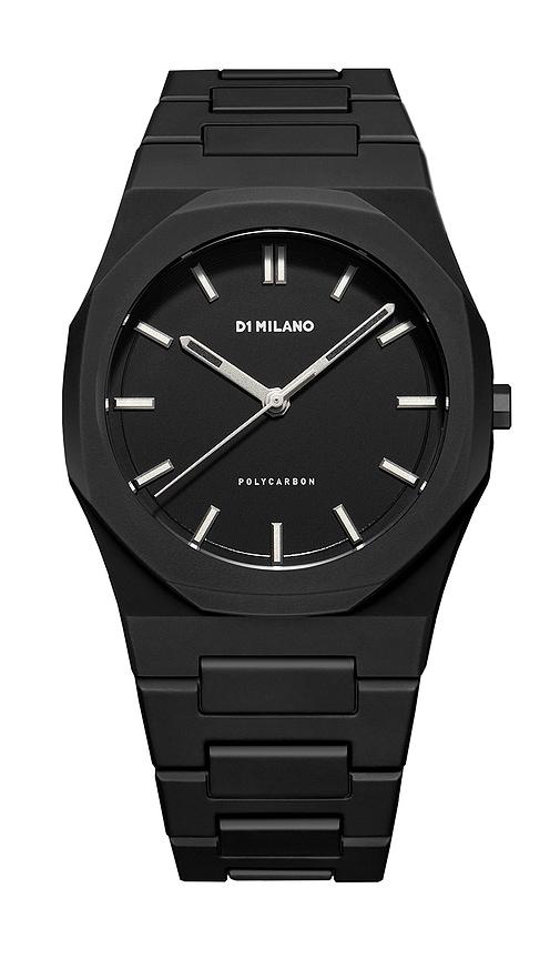 D1 Milano Polycarbon 40.5mm Watch in Black by D1 MILANO