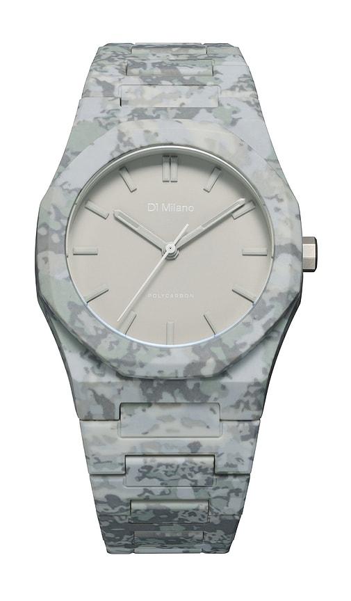 D1 Milano Polycarbonate 40.5mm Watch in Grey by D1 MILANO D1 Milano Polycarbonate 40.5mm Watch in Grey by D1 MILANO
