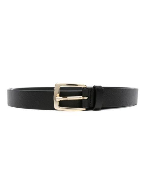 buckle-fastening Saffiano-leather belt by D4.0