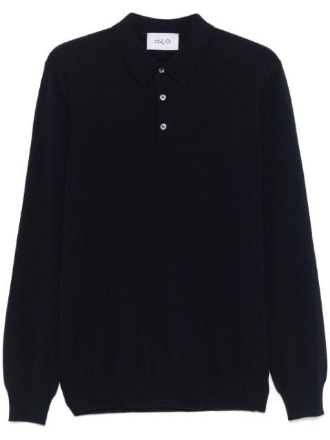 fine-knit polo shirt by D4.0