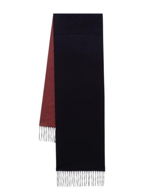 logo-patch scarf by D4.0