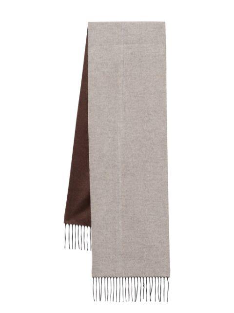 logo-patch scarf by D4.0