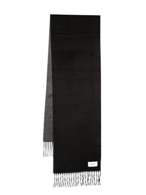 logo-patch scarf by D4.0