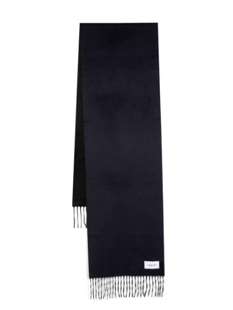 logo-patch scarf by D4.0