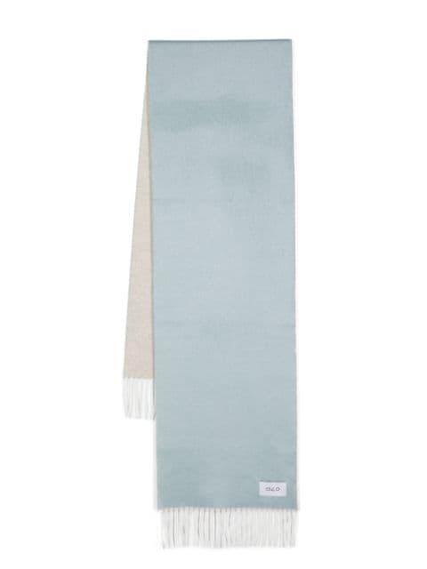 logo-patch scarf by D4.0