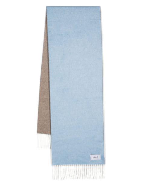 logo-patch scarf by D4.0
