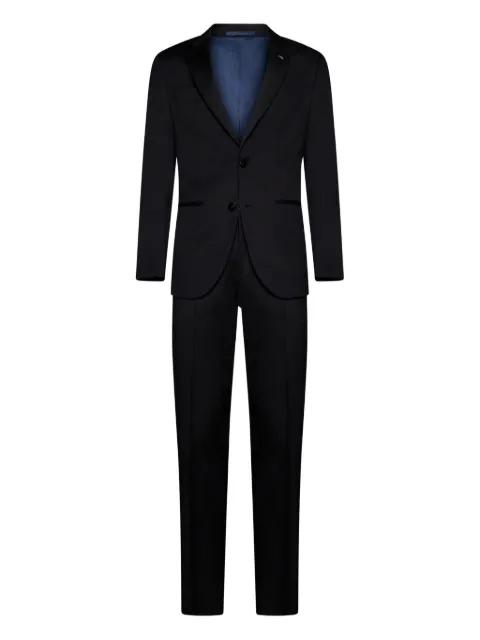 notched-lapels single-breasted suit by D4.0