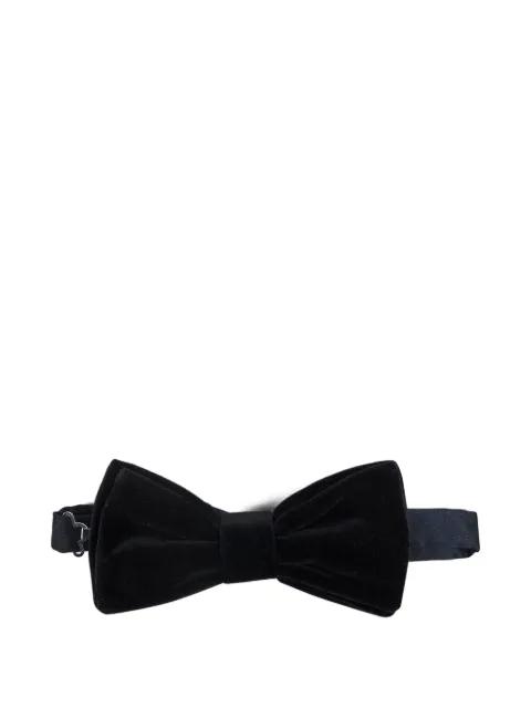 pre-tied velvet bow tie by D4.0