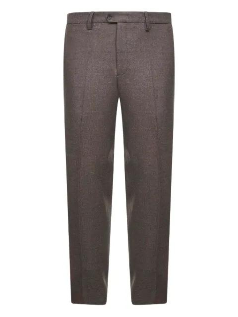 pressed-crease trousers by D4.0