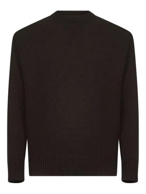 ribbed crew neck sweater by D4.0
