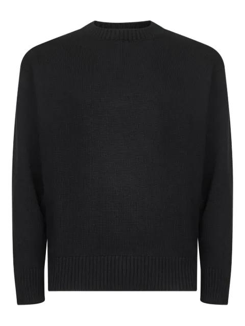 ribbed crew neck sweater by D4.0