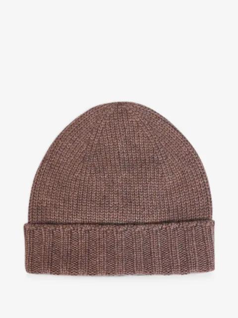 ribbed-knit wool beanie hat by D4.0