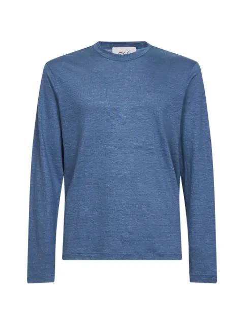 round-neck long-sleeves top by D4.0