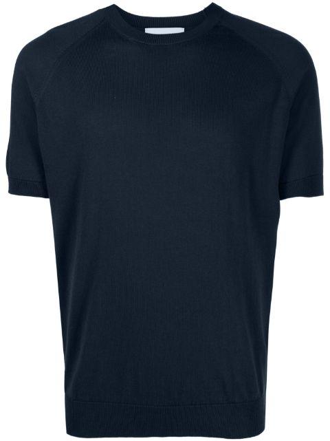 short-sleeved cotton-knit T-shirt by D4.0