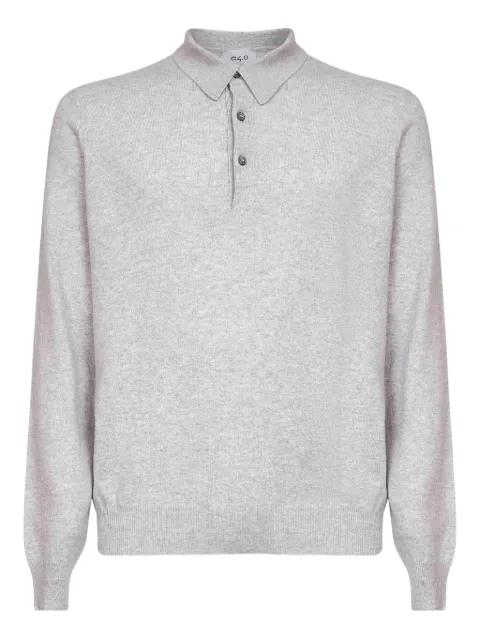 three-button ribbed polo shirt by D4.0