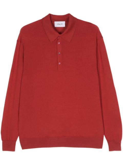 wool polo shirt by D4.0
