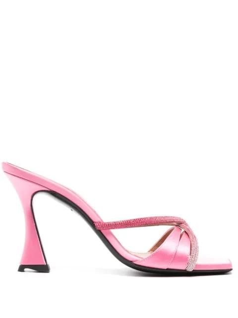 Lust 100mm rhinestone-embellished sandals by D'ACCORI