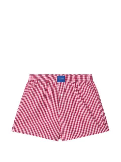 gingham-check boxers by DAGGER