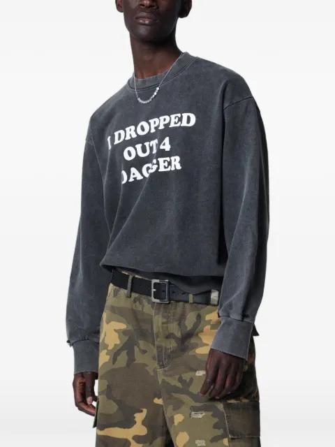 slogan-print sweatshirt by DAGGER