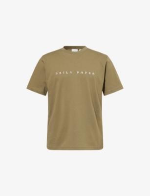 Alias Dias Crewneck Cotton-Jersey T-Shirt by DAILY PAPER