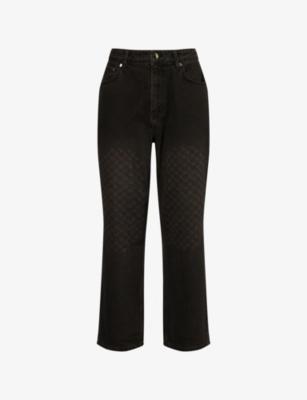 Amba Monogram Straight-Leg Denim Jeans by DAILY PAPER