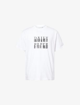 Blocked Crewneck Cotton-Jersey T-Shirt by DAILY PAPER
