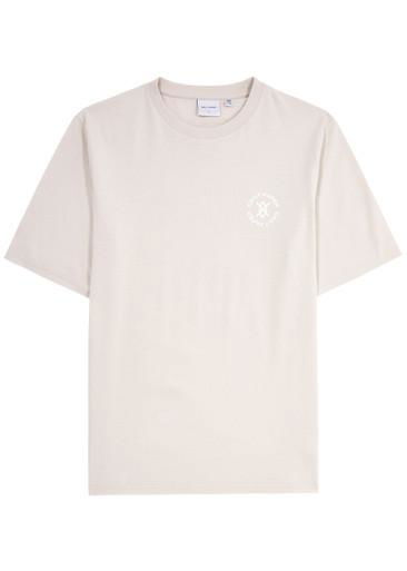 Circle logo-print cotton T-shirt by DAILY PAPER